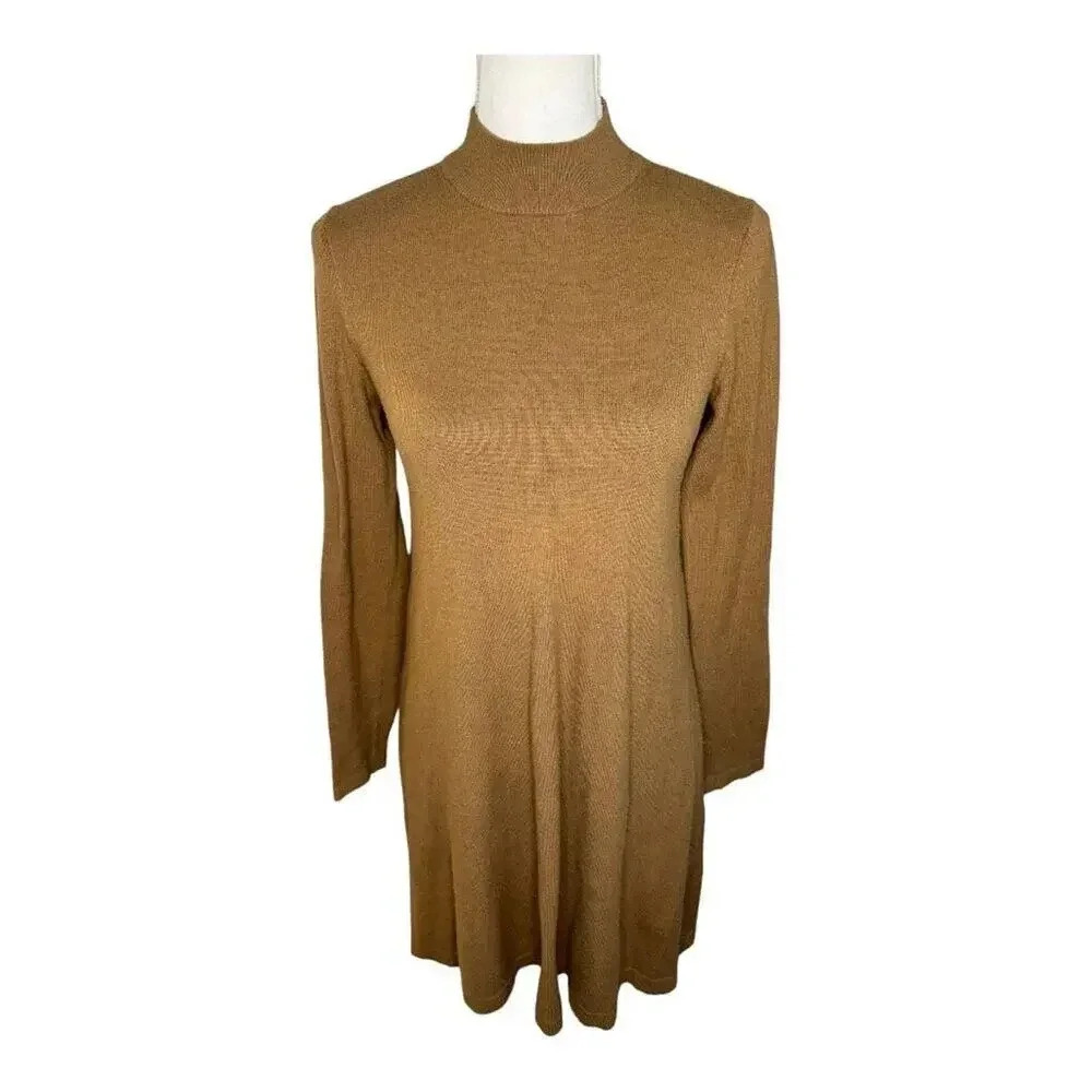 Vero Moda Women’s XS‎ Brown High Neck Sweater Dress